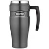 Thermos Style - vodotesný termohrnček s madlom 470 ml - metalicky šedá-v ext. sklade