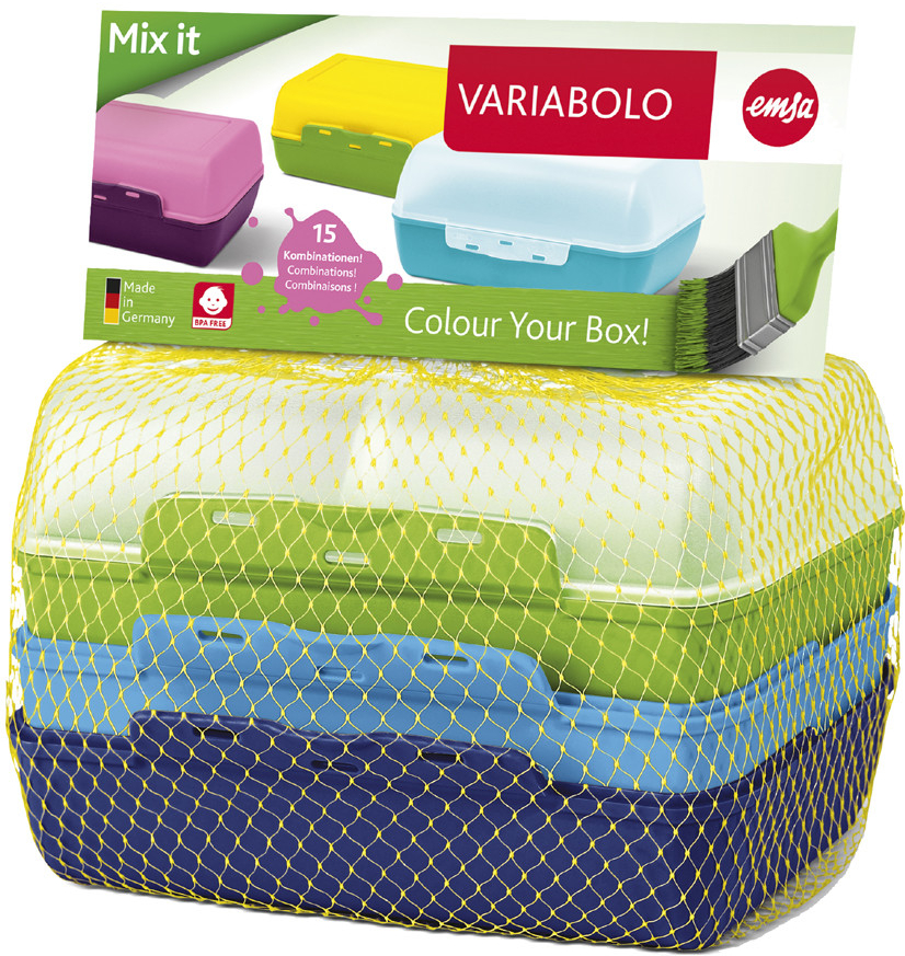 emsa box na obed VARIABOLO Clipbox Set Chlapci 4 kusy farebný od 14,74 € -  Heureka.sk