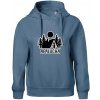 Apalucha chalupa - Oversized mikina dámská Moon - kratšia + širšia - L ( Denim )