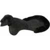 Dečka gelová Classic Gel Front Riser Eco-Wool Acavallo, COB/FULL, černá Velikost: jedna velikost, Provedení: s černým eko beránkem