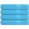 Uteráky, 4 ks, tyrkysové, 100x200 cm, bavlna 100 %