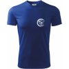 Volejbal lopta prso - Pánske tričko Fantasy športové - 2XL ( Kráľovská modrá )