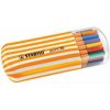 Liner, sada, 0,4 mm, STABILO Point 88 Zebrui, 20 rôznych farieb