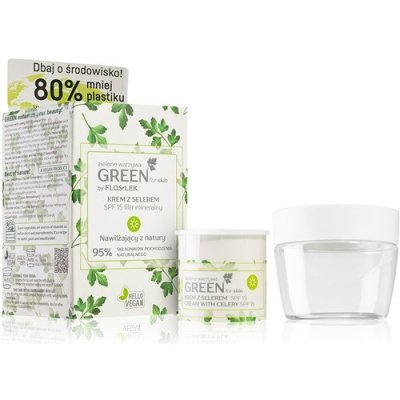 FlosLek Green for skin hydratačný denný krém SPF 15 50 ml