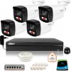 DAHUA zostavy DAHUA IP monitorovacia sada 4 4Mpx dome kamier