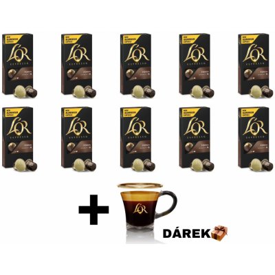 L'Or Espresso Forza Intenzita 9 hliníkových kapsulí kompatibilných s kávovary Nespresso 100 ks