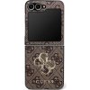 Guess - Leather 4G Metal Logo puzdro pre Samsung Galaxy Z Flip7 - hnedé