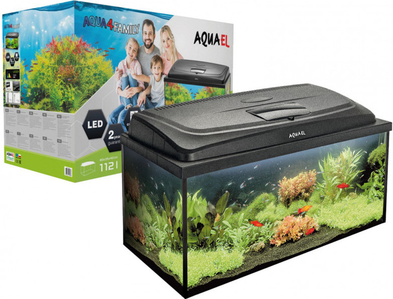 Aquael Aqua4Family akvarijný set 80 x 35 x 40 cm, 112 l