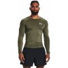 Tričko Under Armour HG Armour Comp LS Green XXL XXL