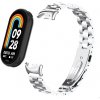 eses Kovový remienok pre Xiaomi Smart Band 8 - Strieborný
