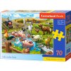 Castorland - Puzzle Život na farme - 40-99 dielov
