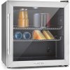 Klarstein Beersafe L, chladnička, 47 l, energet. trieda E, sklenené dvere, nehrdzavejúca oceľ (HEA-Beersafe-L)