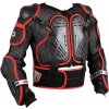 Kompletné chránič tela EMERZE EM3 s chrbtovým chráničom - čierna / červená - 4XL (60)