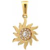 Zlatnictvo.sk Zlatý prívesok slnko PRI25511
