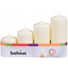 Tradičná parafínová sviečka bez zápachu Bolsius 4 ks