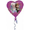 Fóliový balónik srdca Frozen - Anna a Elsa 43 cm