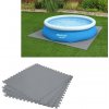 BESTWAY 58636 Penová Podlaha 78 x 78 cm pod bazén, pokrytá plocha 5,45 m², sivá
