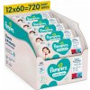 Pampers Aqua 99% Voda vlhčené obrúsky 12 x 60 ks
