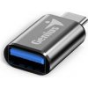 GENIUS ACC-C2A redukce z USB-C na USB-A, kovově šedá 32590002400
