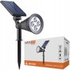 Solárny záhradný reflektor LED zatĺkací špendlík Solárna lampa SuperLED