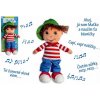 Teddies Hadrová kluk Honzík 30 cm česky mluvící