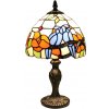 Brilagi - Tiffany vitrážová stolná lampa JUNGLE 1xE27/60W/230V BRT-12003A + záruka 3 roky zadarmo