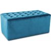 LORI 2 VELVET taburet TYRKYSOVÝ BLUVEL 85 (čas výroby od 2 do 3 týždňov)