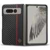 Púzdro IMEEKE 63160 IMEEKE CARBON Zaklápacie Google Pixel Fold čierne