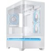 ASUS Case AP202 PRIME CASE, mATX, Průhledná bočnice, 3x 120mm ARGB Fan, bílá 90DC00P3-B19000