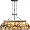 Vitráž tiffany lampa luster 115*36*130