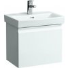 Kúpeľňová skrinka pod umývadlo Laufen Pro Nordic 52x37,2x37,2 cm biela lesk 8302.7.095.464.1