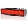 WAS Výstražné svetlo červené, W117 LED, 7 funkcií,