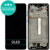 LCD displej + Dotykové sklo Samsung Galaxy A73 5G A736B Black Aftermarket PRO