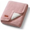 Babyono Bavlnená deka s zateplením ružová 1659/01