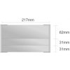Triline Dc109/BL nástenná tabuľa 217x124 mm design Classic