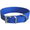 Bafpet Kožený obojok SETA 38cm/28mm modrá