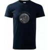 Československý Päťdesiatnik - Klasické pánske tričko vyššej gramáže - S ( Tmavomodrá (takmer čierna) )