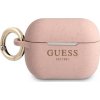 Guess Guess GUAPSGGEP kryt AirPods Pro růžový/růžový silikonový třpyt
