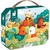 Janod Farm Puzzle v kufríku Farma 20 ks