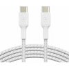 Belkin BOOST CHARGE™ USB-C/USB-C kabel, 2m, bílý - odolný (CAB004bt2MWH)