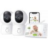 ARENTI 2MP/1080P Wi-Fi Video Baby Monitor Kit with dual cameras and LCD screen (AINANNY B2-2CAM KIT)
