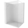 MEXEN/S - Kioto Sprchová zástena WALK-IN 120 x 200, prúžky 8 mm, biela 800-120-101-20-09