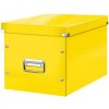 LEITZ Štvorcová krabica Click&Store, veľkosť L (A4), žltá