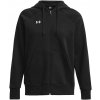 Dámska mikina Under Armour, RIVAL FLEECE FZ HOODIE čierna,biela XS