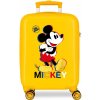 JOUMMA BAGS Luxusný detský ABS cestovný kufor MICKEY MOUSE 3D Ochre, 50x33x20cm, 28L, 2921322