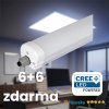 V-TAC LED lineárne vodeodolné svietidlo 36W, 120cm CREE chip, IP65, 4820lm | 6+6 Grátis Typ svetla: Denná biela 4000K
