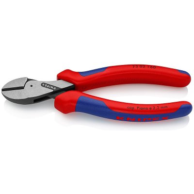 Silové bočné cvikacie kliešte počiernené 160mm KNIPEX 73 02 160