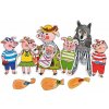 Marionetino bábky O troch prasiatkach 6 ks