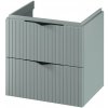Cersanit Tirso, závesná skrinka pod umývadlo 594x447x572 mm, zelená matná, S1015-015
