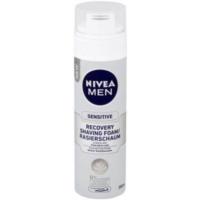 NIVEA Men Pena na holenie Sensitive Recovery 200 ml